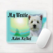 Mijn stropdas maakt mijn dag muismat (Met muis)