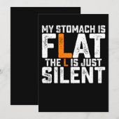 Mijn stroper is vlak en de L is gewoon stil Kaart (Voorkant / Achterkant)