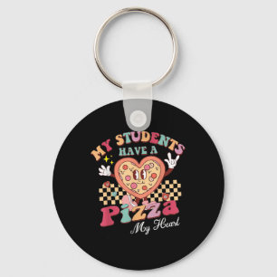 Mijn studenten hebben een pizza van mijn hartleraa sleutelhanger