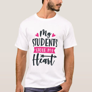 Mijn studenten hebben mijn hart gestolen Schattige T-shirt