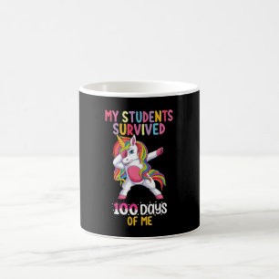 Mijn studenten overleefden 100 dagen van mij schoo koffiemok
