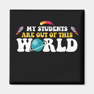 Mijn studenten zijn groovy buiten deze wereld magneet