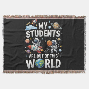 Mijn studenten zijn in deze ruimte wereld deken