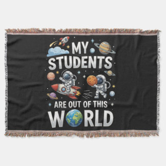 Mijn studenten zijn in deze ruimte wereld deken