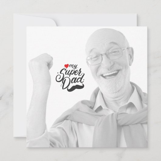 Mijn super vader, vrolijke Vaderdag, papa (Voorkant)