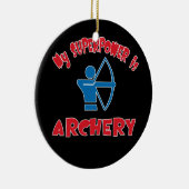 Mijn Superpower is Archery Keramisch Ornament (Rechts)
