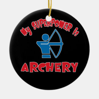 Mijn Superpower is Archery Keramisch Ornament