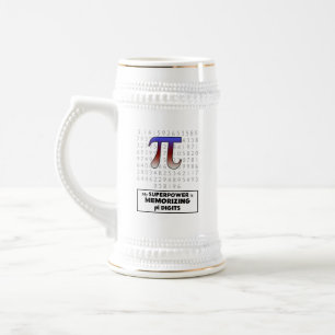 Mijn Superpower onthoudt pi-cijfers Bierpul