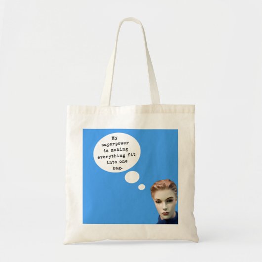 Mijn Superpower Tote Bag (Voorkant)