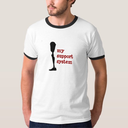 Mijn supportsysteem t-shirt (Voorkant)