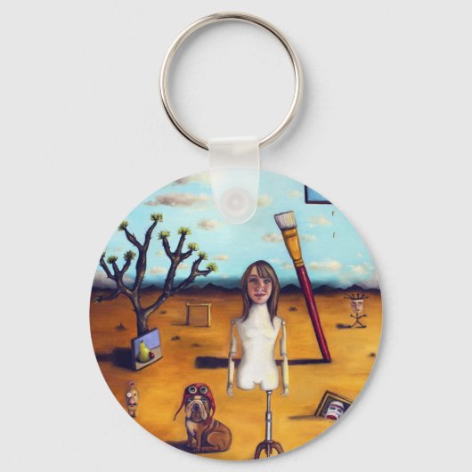 Mijn surrealistische leven sleutelhanger (Voorkant)