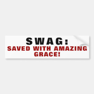 Mijn Swag is God's Grace Bumpersticker
