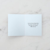 "Mijn sympathie…" + Flowers Condoleances Kaart (Binnen)