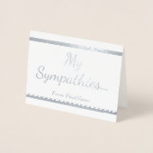 "Mijn sympathieën..." Kaart (Voorkant)