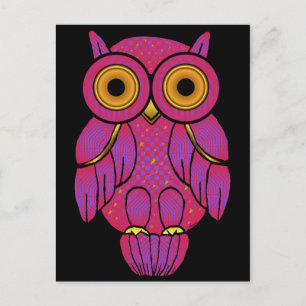 Mijn $t Owl Midnight Briefkaart