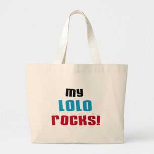 Mijn T-shirts en Giften van Rotsen Lolo Grote Tote Bag