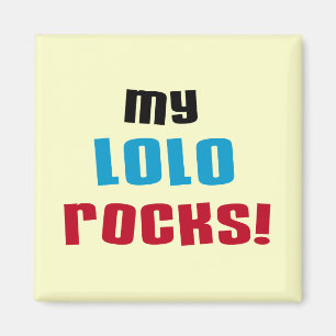 Mijn T-shirts en Giften van Rotsen Lolo Magneet