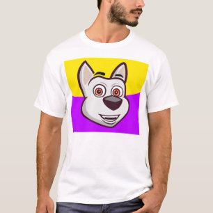 Mijn Talking Dog Charlie T-shirt voor man paars