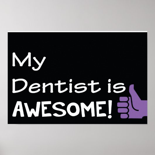 Mijn tandarts is Geweldige Poster (Voorkant)
