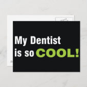 Mijn tandarts is zo cool Briefkaart (Voorkant / Achterkant)