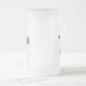 Mijn tandarts vertelde me dat ik een kroongeborene matglas bierpul (Center)