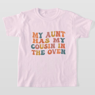 Mijn tante heeft mijn neefje in de oven Tante Zwan T-shirt