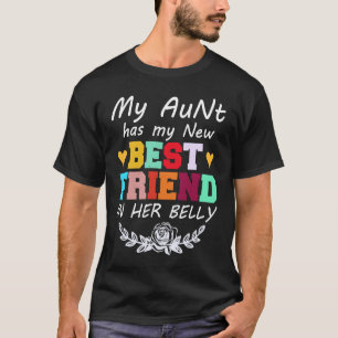 Mijn tante heeft mijn nieuwe beste vriend in haar t-shirt