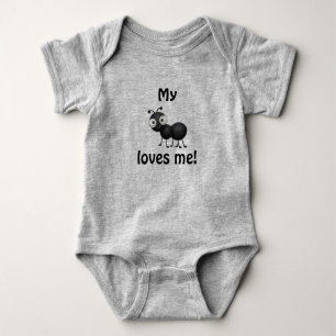 Mijn tante houdt van me - babykleding romper