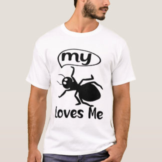 Mijn tante houdt van me grappige Ant Lover T-shirt