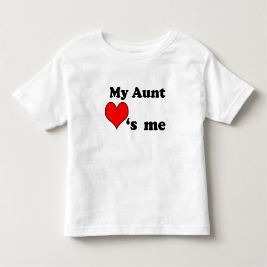 Mijn tante houdt van me kinder shirts (Voorkant)