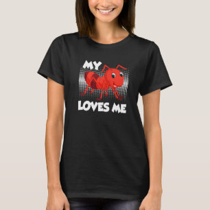 Mijn tante houdt van me Mijn moeder houdt van me B T-shirt