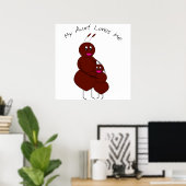 Mijn tante houdt van me Poster (Thuiskantoor)