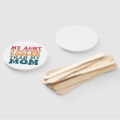 Mijn tante is absoluut cooler dan mijn moeder handwaaier (Niet-gemonteerd)