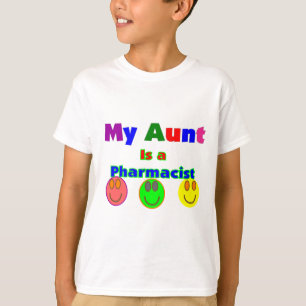 "Mijn tante is apotheker" Kinder cadeaus T-shirt