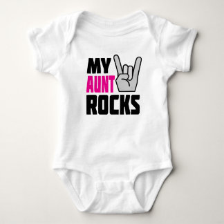 Mijn tante Rocks - grappige baby creeper Romper