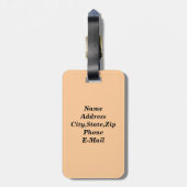 MIJN TAS!, Eekhoorn Liefde_ Bagagelabel (Achterkant verticaal)