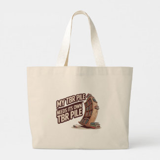 Mijn TBR-stapel heeft zijn eigen TBR-stapel nodig  Grote Tote Bag