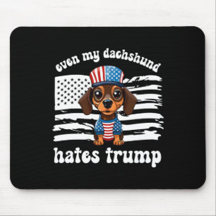 Mijn Teckel Haat Trump Honden Kamala Harris Stem Muismat