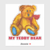 Mijn Teddy Bear Sticker (Vel)