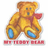 Mijn Teddy Bear Sticker (Voorkant)