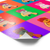 Mijn Teddybeer Pop Art Fotoprint Foto Afdruk (Hoek)