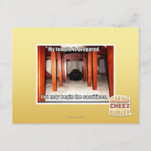 Mijn tempel is voorbereid. briefkaart