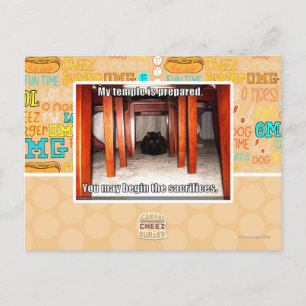 Mijn tempel is voorbereid. briefkaart