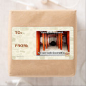 Mijn tempel is voorbereid. etiket (Insitu)