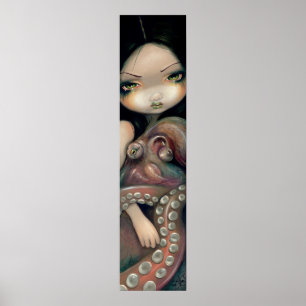 Mijn Tentacled Friend ART PRINT octopus mermaid go