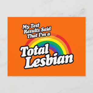 MIJN TESTRESULTATEN ZEI LESBIAN BRIEFKAART