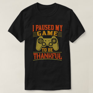 Mijn Thanksgiving voor gamers met dankbare videosp T-shirt