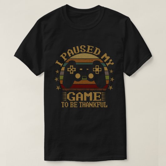 Mijn Thanksgiving voor gamers met dankbare videosp T-shirt (Design voorkant)