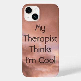 Mijn therapeut denkt dat ik cool ben Case-Mate iPhone 14 hoesje