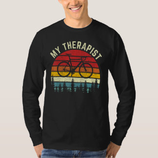 Mijn Therapeut Fietser Fietser Fietsen T-shirt